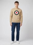 Ben Sherman Target Crew Cornstalk Sweater - XXL Brown