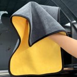 Super Absorbent Microfiber Chamois Towel For Car Wash And Auto Detailing 30X60CM Lightweight Quick Dry Cloth