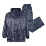 Pioneer Rainsuit Rubberised Navy XXXL