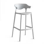 Turin Bar Chair Polypropylene Indoor outdoor - Beige