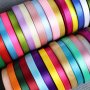 25 Yards 10MM Satin Ribbons For Crafts Bow Handmade Gift Wrap Party Wedding Christmas Decorative