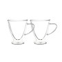 300ML Double Wall Glass Mug Clear