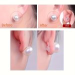 6PCS Silicone Earring Backs Invisible Lift Support Pads For Heavy Earrings Secure Safety Earring Stabilizers For Ear Studs
