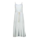 Stripe Strappy Midi Dress