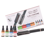 ENZOEN-4113 Multi-functional Fast Heating Hair Straightener - Black