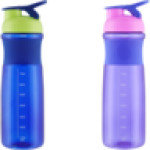 Plastic Funky Water Bottle 1L Colour May Vary