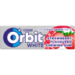 White Strawberry Flavoured Sugar Free Chewing Gum 10 Pack