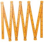Hoteche Folding Plastic Ruler - 10 Folds / 2 Meters