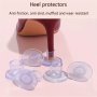 Silicone Heel Protectors For High Heels - 1 Pair Noise-reducing & Slip-resistant Durable Round Heel Caps