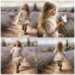 Tear Resistant Deco Print Lavender Field 4'S