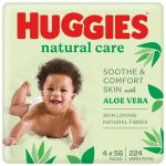 Huggies Natural Care Baby Wipes 4S Value Pack 224 Wipes