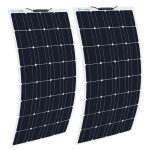 Focusoutdoor 250W Monocrystalline Flexible Solar Panels