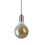 Dito 3 Metal Pendant Light - Copper Silver Black - Silver