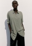 Mama Tie-belt Shirt - Khaki Green