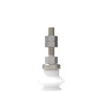 Zpt Series White Silicon Rubber Vacuum Suction Cup Industrial Manipulator Suction Pneumatic ZPT08BS ZPT10BS Internal Thread Usuf