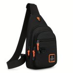 1PC Wear-resistant Chest Bag Outdoor Mountain Climbing Riding Travel Small And Lightweight Portable Oxford Shoulder Bag Small Th
