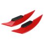 Pair Motorcycle Winglets Aerodynamic Red Motorbike Accessories