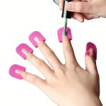 26PCS Uv Gel Polish Protector Set - Odorless Anti-overflow Nail Art Clips For Manicure & Pedicure