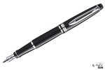 Mars Waterman Expert 3 Black Fountain Pen With Chrome Trim