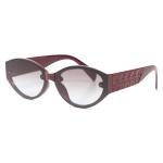Chocolate Criss Cross Sunglasses