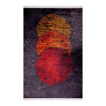 Modern Abstract Mosaic Circle Printed Rug – CPR2221
