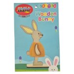 Easter Wooden Bunny 4 Piece 4CM