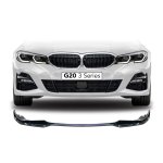 Bmw G20 3 Series M-perf Front Bumper Spoiler Lip 3PC Gloss Black 19+