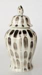 White Grey & Black Print Ginger Jar 47X23CM