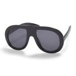 Black Shield Smoke Sunglasses