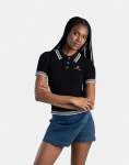 Sissy Boy Knit Logo Black Polo Shirt - XXXL Black