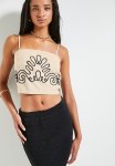 Superbalist Co-ord Embroidered Linen Cami - Neutral