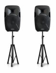 Lexuco Omega Dual Pa Bundle 2X X-L10 15" Speakers 2X Stands