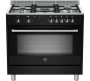 La Germania RUS95C81DNE Stainless Steel Automatic Gas Stove With Oven 5 Burners