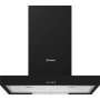 Miereles 580M3/H Wall Mounted Cooker Hood With Push Buttons And LED Lights 900MM Black