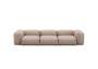 Three Module Sofa - Leather - Stone - 314CM X 115CM