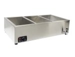 BCE Bain Marie Table Top - 3 Division - BMA1003