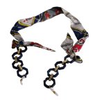 Glasses Chain - Blues And Reds Ribbon