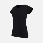 Rebel Women’s Plain T-Shirt Black