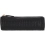 Clicks Moc Croc Cosmetic Purse Black