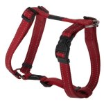 Rogz Pet Products Rogz Utility Extra Large 25MM Lumberjack Dog H-harness Red Reflective