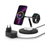 Belkin Magsafe Magnetic Charger 3 In 1 15W Wireless Charger Fast Charging Iphone Apple Watch Airpods Wireless Charger Magsafe Charger For Iphone 16 15 14 13 Apple Watch And Airpods