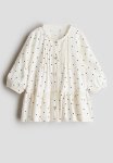 Patterned Dress - White