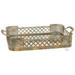 Handled Mirror Tray