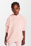 Appliqu D Pile Hoodie - Pink
