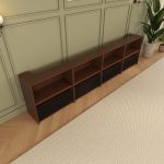 Vividstorm Nexus Motorised Projector Screen Cabinet With Integrated Shelving