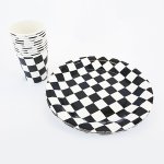Checkered Paper Plates - Factory Plaza