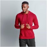 Mens Physical Hooded Sweater - Red 5XL