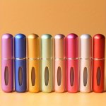 5PCS 5ML Matte MINI Perfume Atomizers - Portable Refillable & Hypoallergenic Spray Bottles For Travel