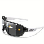 Photochromic Sports Fashion Glasses - Fashionable Full Frame For Running Driving Fishing & Travel Durable PC Material With Tac L
