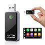 Wireless Carplay Adapter For Apple - 5.8GHZ Wireless Carplay Adapter For Iphone Converts Factory Wired Carplay To Wireless Plug & Play Fast Stable C